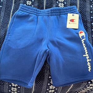 Champion Kids' Royal Blue Logo Shorts Size 10-12 Medium NWT